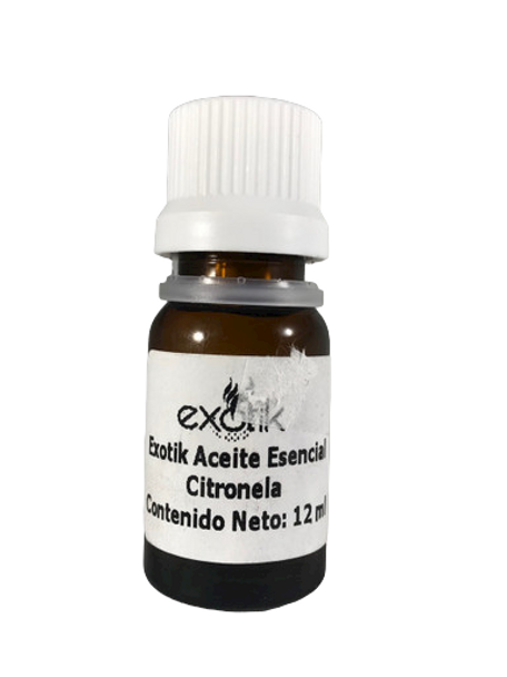 Citronella Essential Oil, 12 ML - Aceite Esencial Citronela, 12 ML