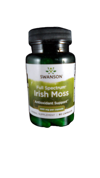 Irish Moss, 400mg, 60 Capsules - Musgo de Irlanda, 400mg, 60 Cápsulas