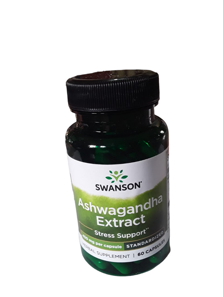 Ashwaghanda Extract, 450mg, 60 Capsules - Extracto de Ashwaghanda, 450mg, 60 Capsulas