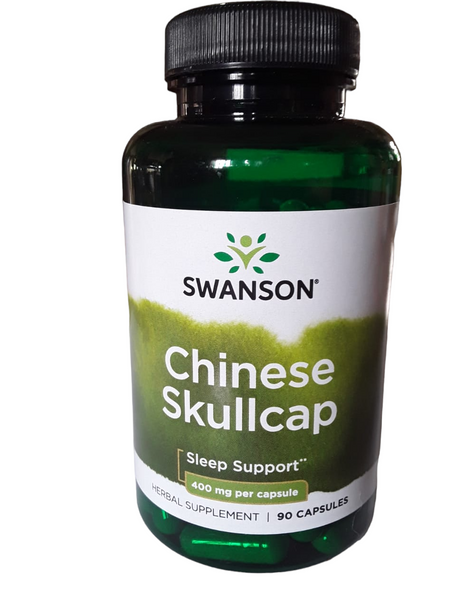 Chinese Skullcap, 400mg, 90 Capsules - Escutelaria China, 400mg, 90 Cápsulas