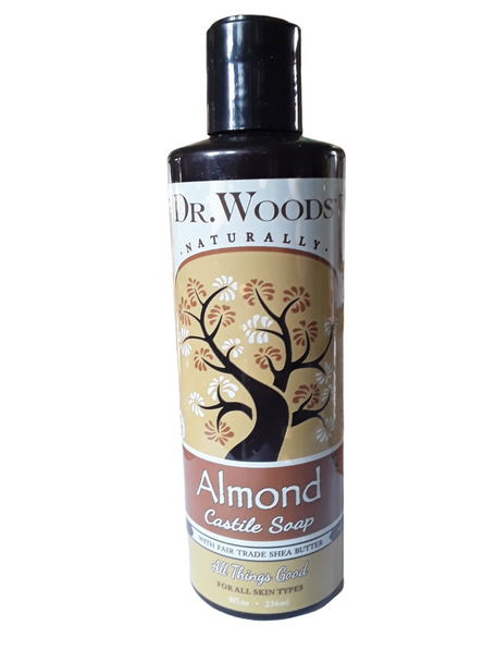 Castile Soap, Almond, 8 fl oz - Jabon de Castilla, Almendra, 8 fl oz