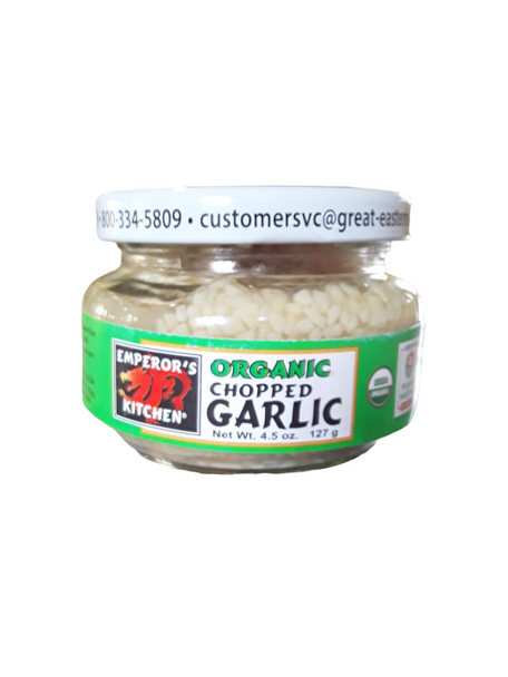 Chopped Garlic, Organic, 4.5 oz -Ajo Picado, Orgánico, 127g