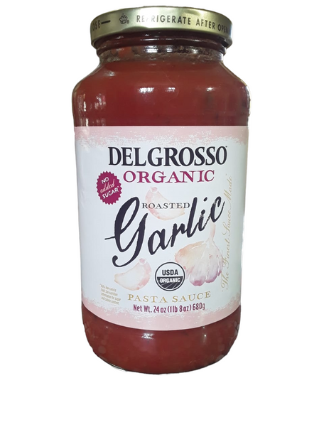 Roasted Garlic Pasta Sauce, Organic, 24 oz. -Salsa de Pasta con Ajo Asado, Orgánica, 680g