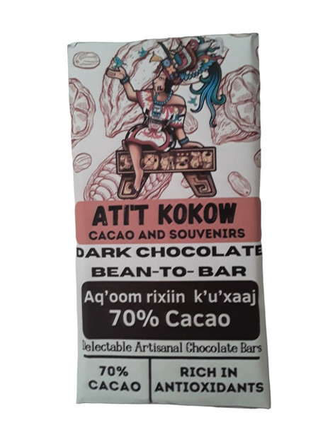Dark Chocolate, 70% Cacao -Chocolate Negro, 70% Cacao