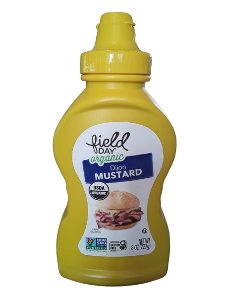 Mustard, Dijon, Organic, 8 oz -Mostaza, Dijon, Orgánica, 8 oz