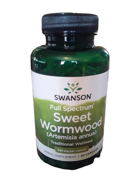 Sweet Wormwood, 425mg, 90 Capsules - Ajenjo Dulce, 425mg, 90 Cápsulas