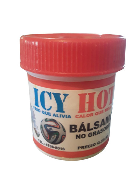 Icy Hot Balsam, Small -Helado Bálsamo Caliente, Pequeño
