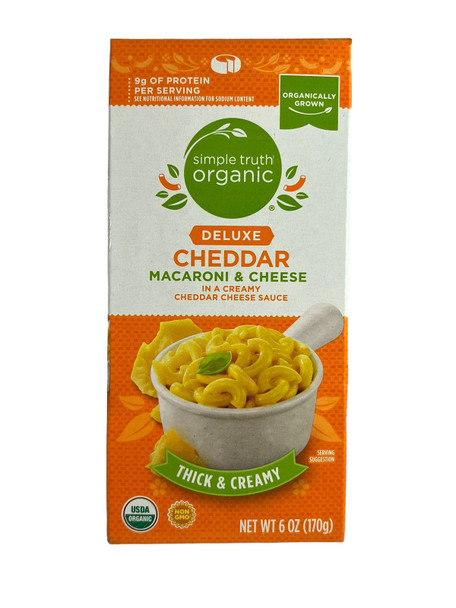 Macaroni & Cheese, Cheddar Deluxe, Organic, 6 oz - Macarrones con Queso, Cheddar Deluxe, Orgánico, 6 oz