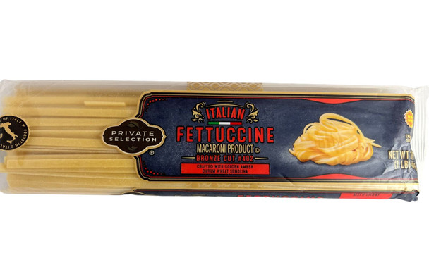 Fettuccine, Bronze Cut #402, 1 Lb. - Pasta Fettuccine, 454g