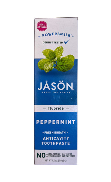 Toothpaste, Peppermint, Fluoride, 4.2 oz - Pasta de Dientes, Menta, Fluoruro, 4.2 oz