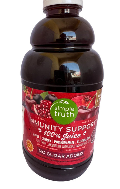 Immunity Support Juice, Apple, Cherry, Pomegranate, Elderberry - Jugo de Apoyo Inmunológico, Manzana, Cereza, Granada, Saúco