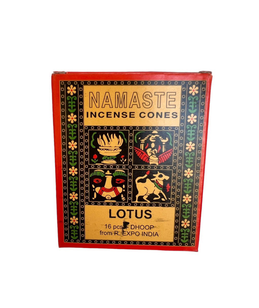 Incense, Lotus, Dhoop, 16 pcs - Incienso, Lotus, Dhoop, 16 pcs