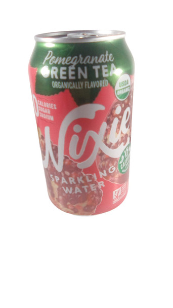 Sparkling Water, Pomegranate Green Tea, Organic, 12 fl oz -Agua con Gas, Granada Té Verde, Orgánica, 12 fl oz