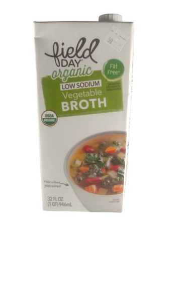 Vegetable Broth, Low Sodium, Organic, 32 fl Caldo Vegetal, Bajo en Sodio, Orgánico, 32 fl oz