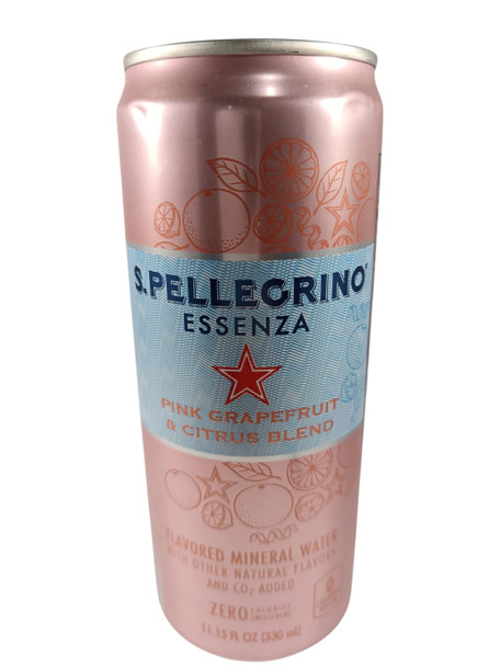 Mineral Water, Pink Grapefruit & Citrus, 11.15 fl oz -Agua Mineral, Pomelo Rosa y Naranjas, 11.15 fl oz