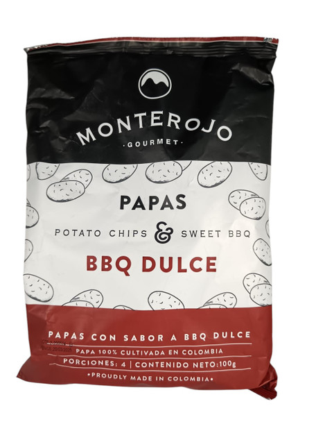 Potato Chips, Sweet BBQ, 100g - Papas, BBQ Dulce, 100g