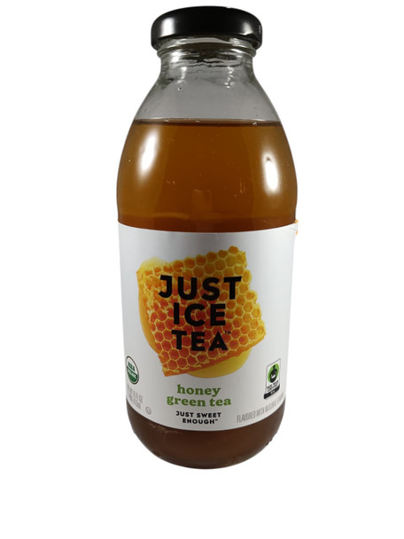 Tea, Honey Green, Organic, 16 fl oz. -Té, Miel Verde, Orgánico, 16 fl oz.