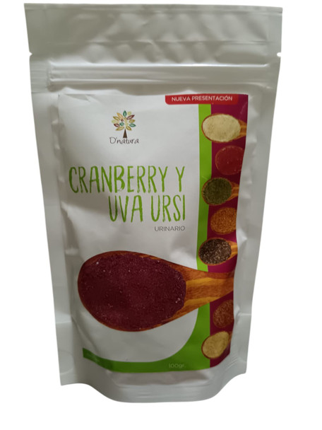 Cranberry & Uva Ursi Powder, 100g -Arándano y Uva Ursi en Polvo, 100g
