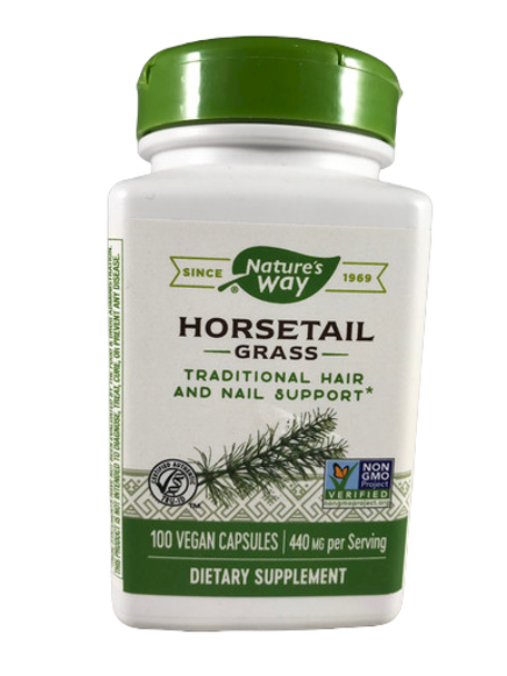 Horsetail Grass, 440 mg, 100 Vegan Capsules - Hierba de Cola de Caballo, 440 mg, 100 Cápsulas Veganas