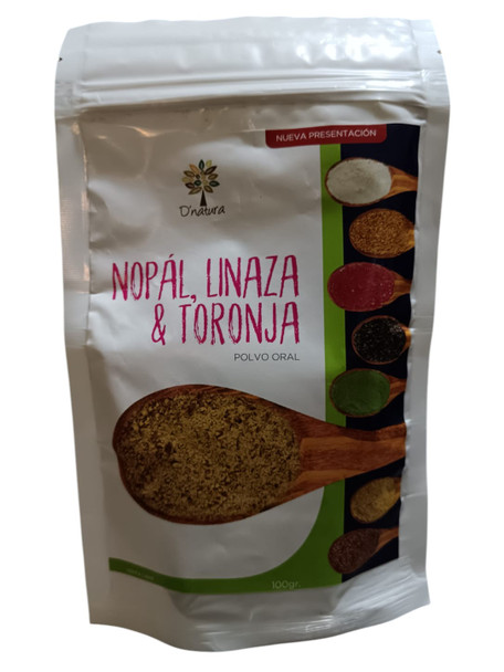 Nopal, Flax & Grapefruit, 100 gr - Nopal, Linza y Toranja, 100gr