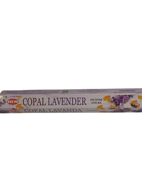 Copal Lavender Incense, 20g -Incienso Copal Lavanda, 20g