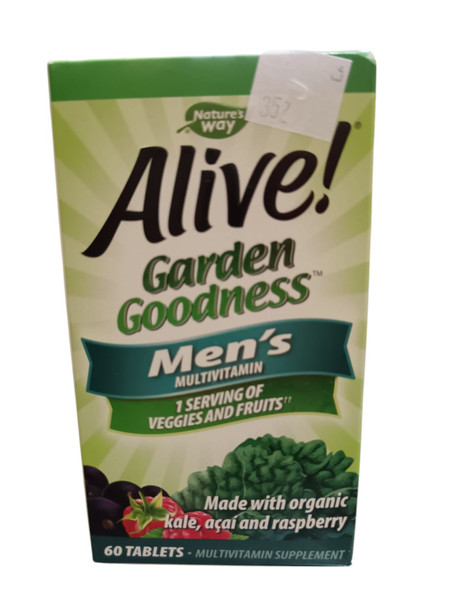 Men's Multivitamin, Garden Goodness, 60 Tablets -Multivitaminas para Hombres, Garden Goodness, 60 Tabletas