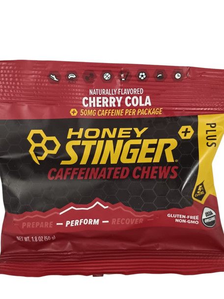 Caffeinated Chews, Cherry Cola, Organic -Masticables con Cafeína, Cereza Cola, Orgánico