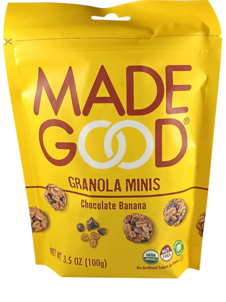 Granola Minis, Chocolate Banana, Organic, 3.5 oz -
