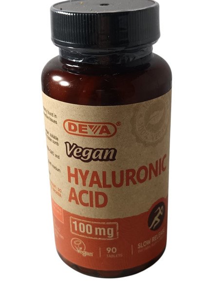 Hyaluronic Acid, 100mg, 90 Vegan Tablets -Ácido Hialurónico, 100mg, 90 Tabletas Veganas