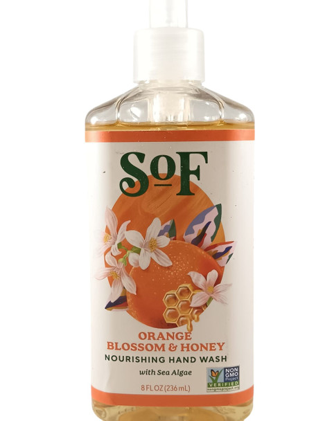 Hand Wash, Orange Blossom & Honey, 8 fl oz -Jabón de Manos, Naranja y Miel, 236 ml