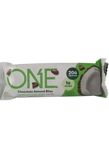 Protein Bar, Chocolate Almond Bliss, 20g Protein -Barrita de Proteínas, Chocolate y Almendras, 20 g de Proteínas