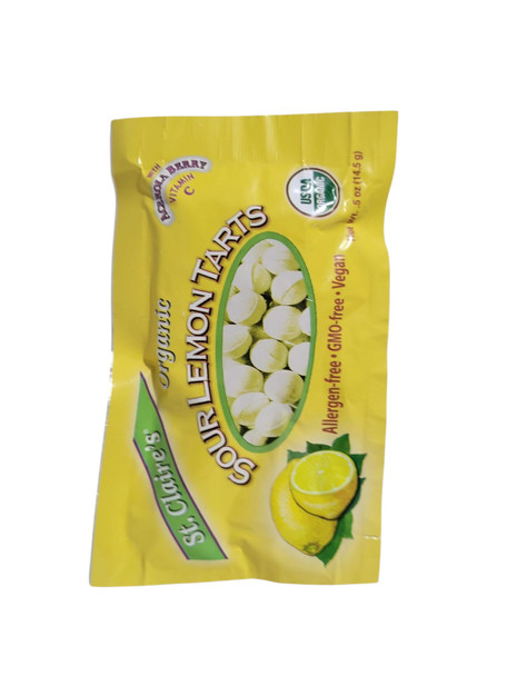 Sour Lemon Tarts, Organic, 14.5 g - Tartas de Limón Ácido, Orgánicas, 14,5 g