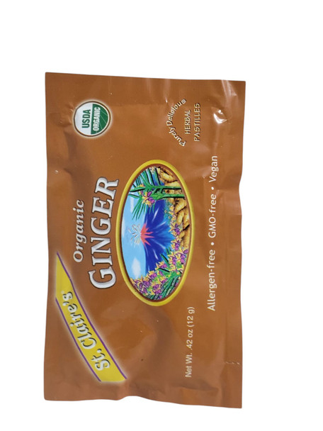 Ginger Pastilles, Organic, 14.5g - Pastillas de Jengibre, Orgánicas, 14,5 g