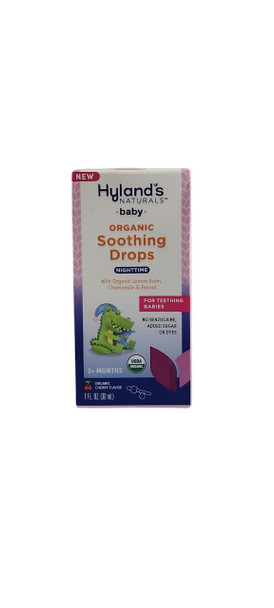 Soothing Baby Drops, Teething, Nighttime, 1 fl oz -Gotas Calmantes para Bebés, Dentición, Noche, 1 fl oz