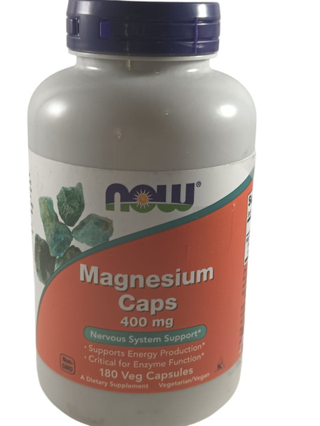 Magnesium, 400mg, 180 Veg Capsules -Magnesio, 400 mg, 180 Cápsulas Vegetales