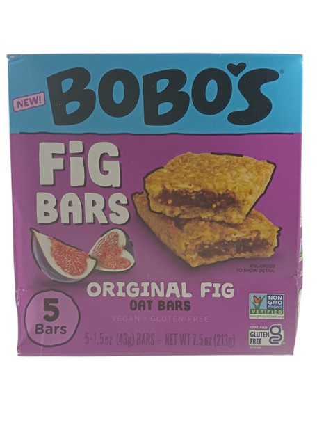 Fig Bars, Original, Gluten-Free, 5 Bars -Barritas de higo, Original, sin gluten, 5 barritas