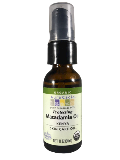 Macadamia Oil, Skin Care, Organic, 1 fl oz. - Aceite de Macadamia, Cuidado de la Piel, Orgánico, 1 fl oz.