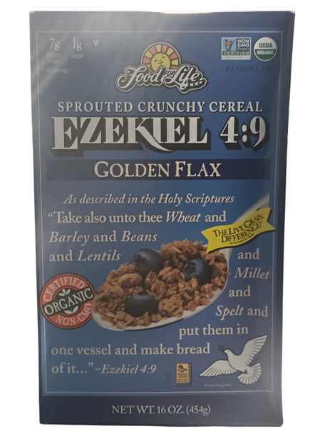Golden Flax Cereal, 16 0z - Cereales de linaza dorada, 454 g -
