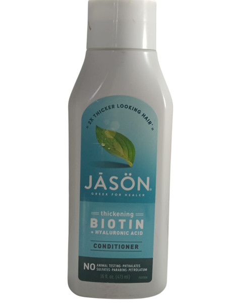 Conditioner, Biotin + Hyaluronic Acid, 16 fl oz - Acondicionador, Biotina + Ácido Hialurónico, 473 ml