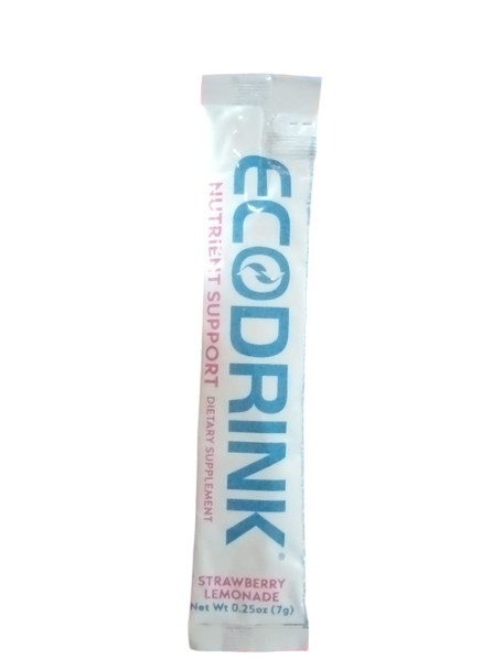 Nutrient Support Drink, Strawberry Lemonade, .25 oz - Bebida de soporte nutricional, Fresa Lemonada, 7g