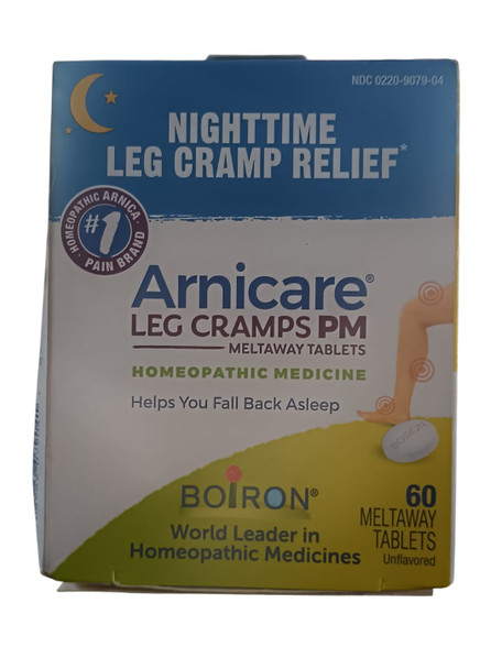 Legs Cramps pm, 60 Meltaway Tablets - Calambres en las piernas por la noche, 60 pastillas solubles