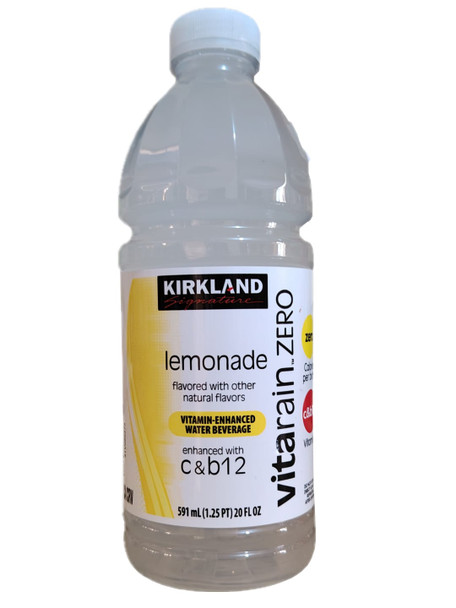 Vitamin Enhanced Water, Lemonade, 20 Fl oz - Agua con Vitaminas, Limonada, 591 ml