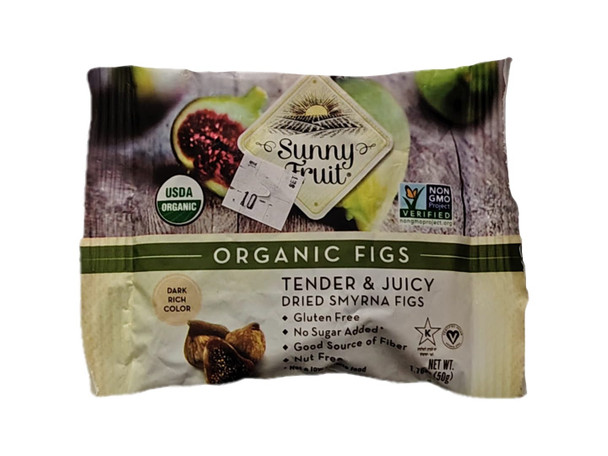 Figs, Smyrna, Organic, 1.7 oz - Higos, Smyrna, Orgánicos, 50 g