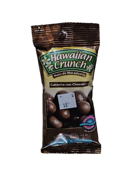 Macadamia Nuts, Chocolate Covered, 1.25 oz - Macadamia, Cubierta con CHocolate, 35g