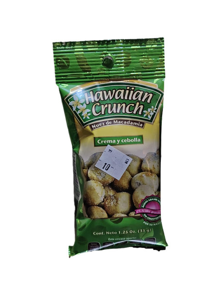 Macadamia, Sour Cream & Onion, 1.25 oz - Macadamia, Crema y Cebolla, 35 g
