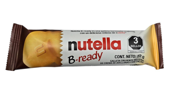 Cookie, Filled with Nutella, 22g - Galleta, Relleno de Nutella, 22 g
