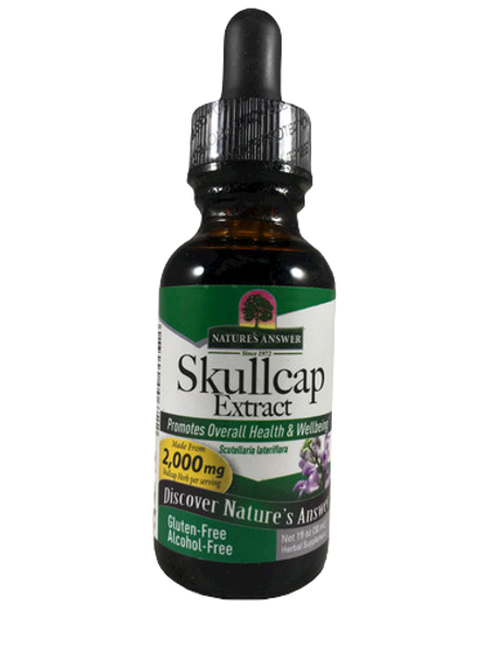 Skullcap Extract, 2000 mg, Alcohol-Free, 1 fl oz. - Extracto de Casquete, 2000 mg, Sin Alcohol, 1 fl oz.