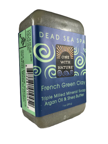 Soap, French Green Clay, 7 oz. -Sopa, Arcilla Verde Francesa, 7 oz.