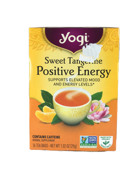 Tea, Sweet Tangerine, Positive Energy, 16 Bags -Té, Mandarina Dulce, Energía Positiva, 16 Bolsas