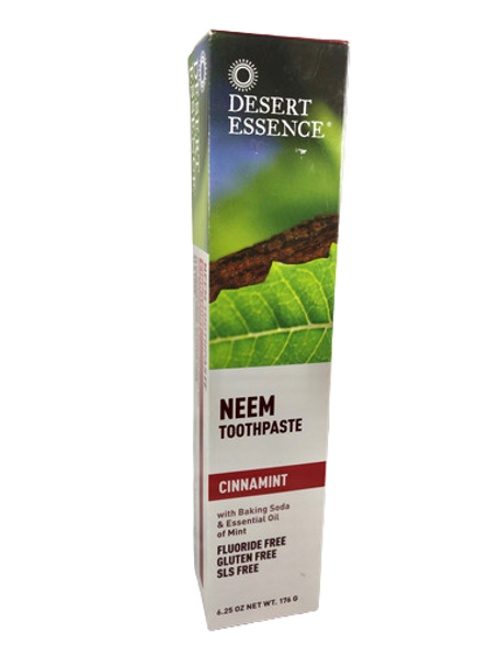 Toothpaste, Neem, Cinnamint, 6.25 oz. - Pasta de Dientes, Neem, Cinnamint, 6.25 oz.